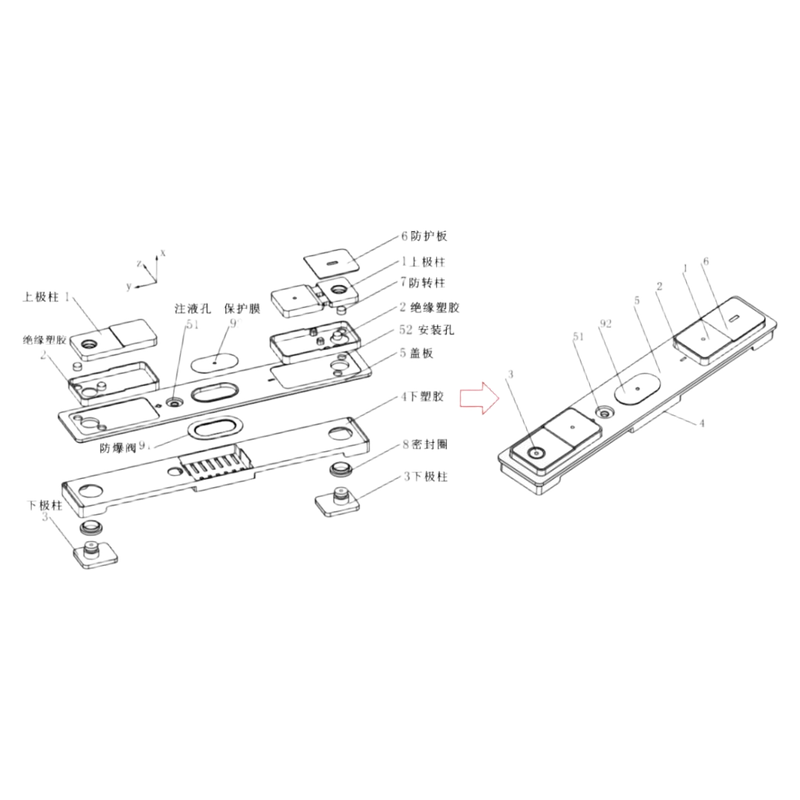 动力电池极柱O型圈